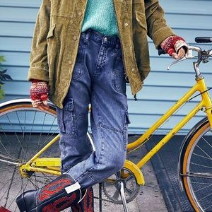 We The Free by Free People Navy Platoon Pants XS